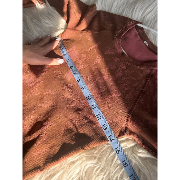 Lululemon Womens Swiftly Tech Long Sleeve 2.0 *Race Top Activewear Running Brown - Picture 12 of 13